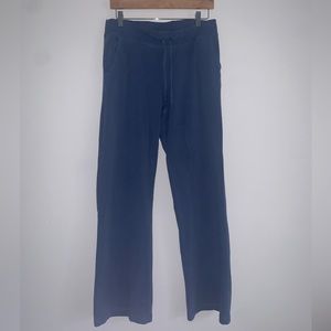 L.L. Bean Women’s Wide Leg Blue Lounge Pants, Size Medium